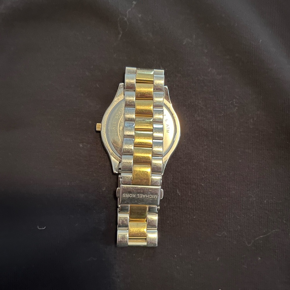 Michael Kors Gold and Silver Two-Tone Watch - Picture 2 of 4